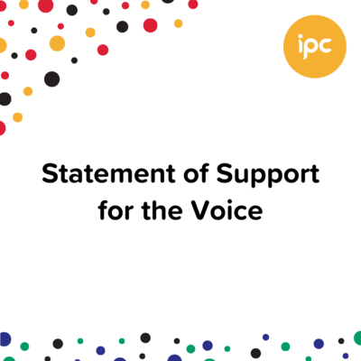 Voice to parliament statement of support ihub Aug23