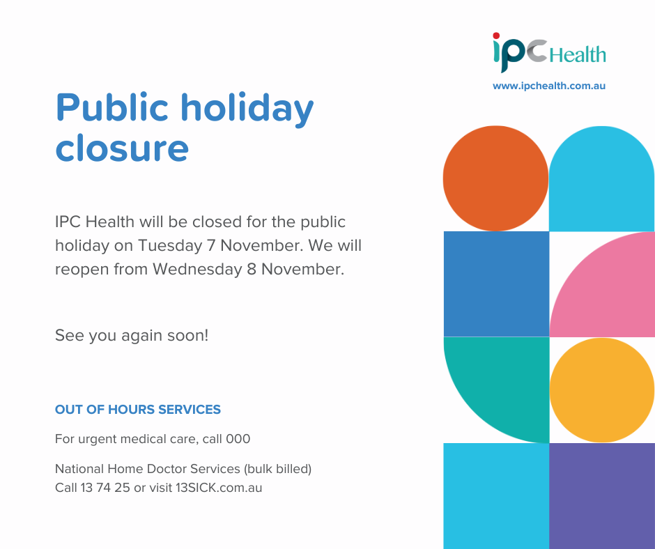Image news Public holiday closure poster Nov23